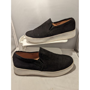 Steve Madden Gracy Slip On Sneaker Shoes Black Women 9